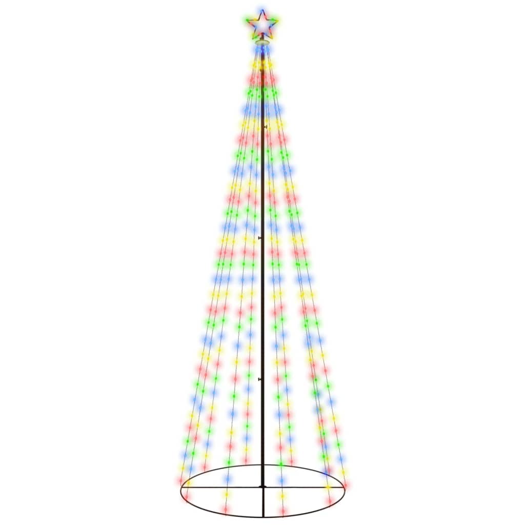 Vánoční stromek kužel 310 vícebarevných LED diod 100 x 300 cm