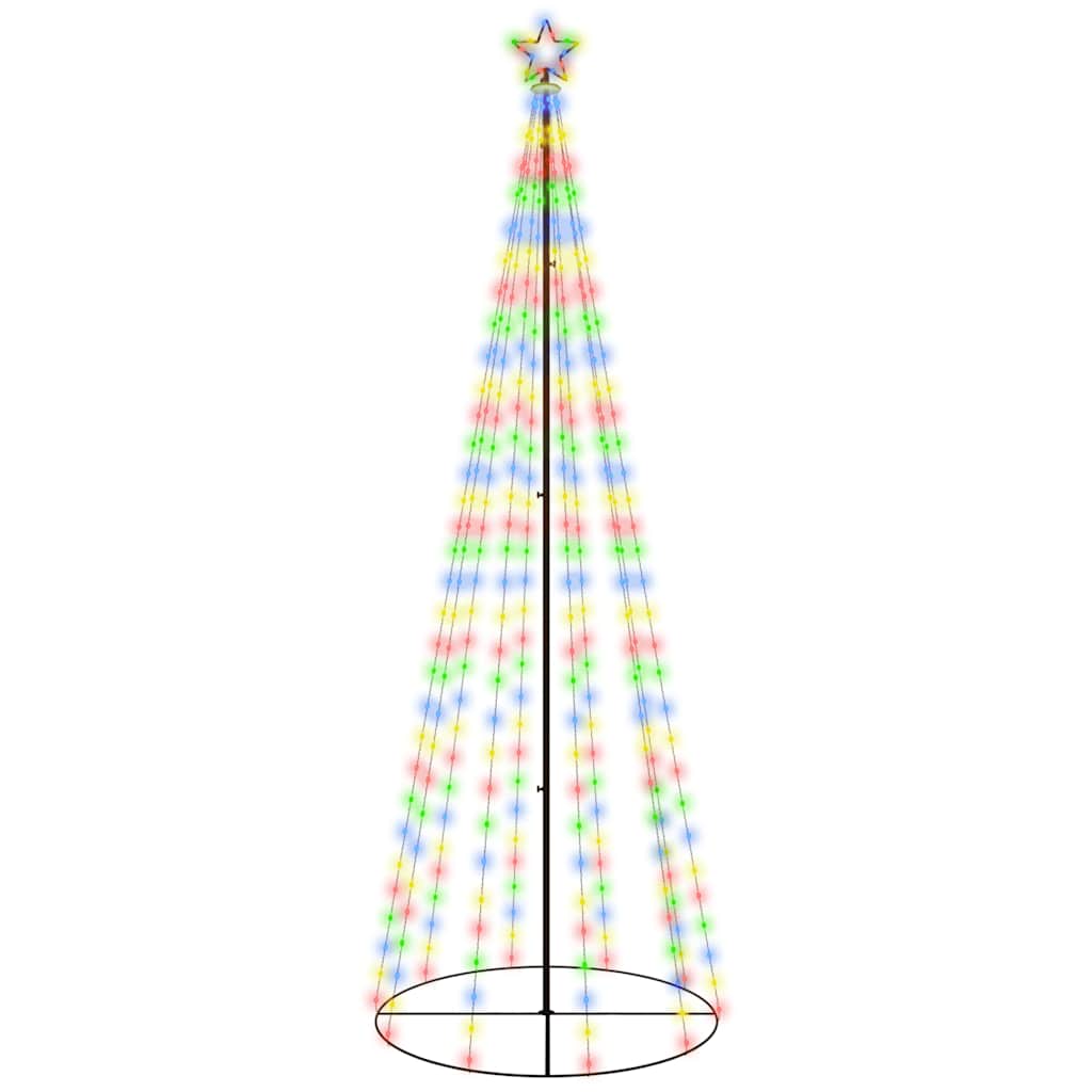 

vidaXL Christmas Cone Tree Colorful 310 LEDs 3x10 ft