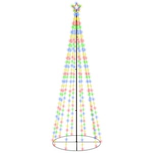 Vánoční stromek kužel 310 vícebarevných LED diod 100 x 300 cm - obrázek 2