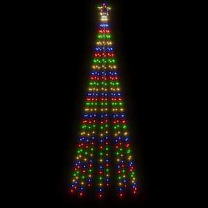 Vánoční stromek kužel 310 vícebarevných LED diod 100 x 300 cm - obrázek 4