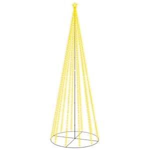 Vánoční stromek kužel 732 teplých bílých LED diod 160 x 500 cm - obrázek 2