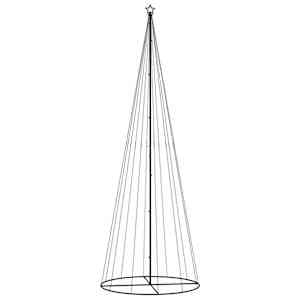 vidaXL Arbre de No&euml;l c&ocirc;ne 732 LED Blanc chaud 160x500 cm
