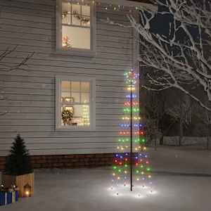 Vánoční strom s hrotem 108 barevných LED diod 180 cm - obrázek 1