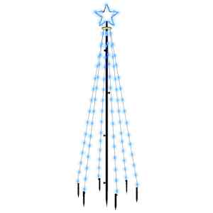 Vánoční strom s hrotem 108 modrých LED diod 180 cm - obrázek 2