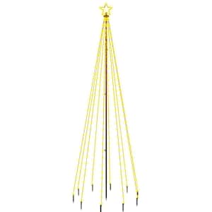 Vánoční strom s hrotem 310 teple bílých LED diod 300 cm - obrázek 2