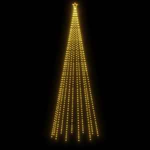 Vánoční strom s hrotem 732 teple bílých LED diod 500 cm - obrázek 4