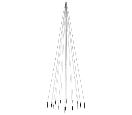 vidaXL Choinka z kołkiem gruntowym, 1134 kolorowe LED, 800 cm