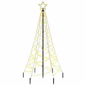 Vánoční strom s hrotem 200 teple bílých LED diod 180 cm - obrázek 2