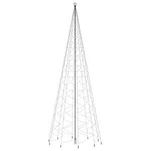 vidaXL LED-Weihnachtsbaum mit Erdn&auml;geln Blau 3000 LEDs 800 cm