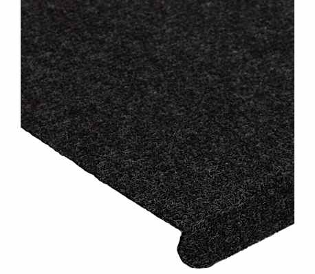 Trapmatten zelfklevend 15 st 65x24,5x3,5 cm zwart
