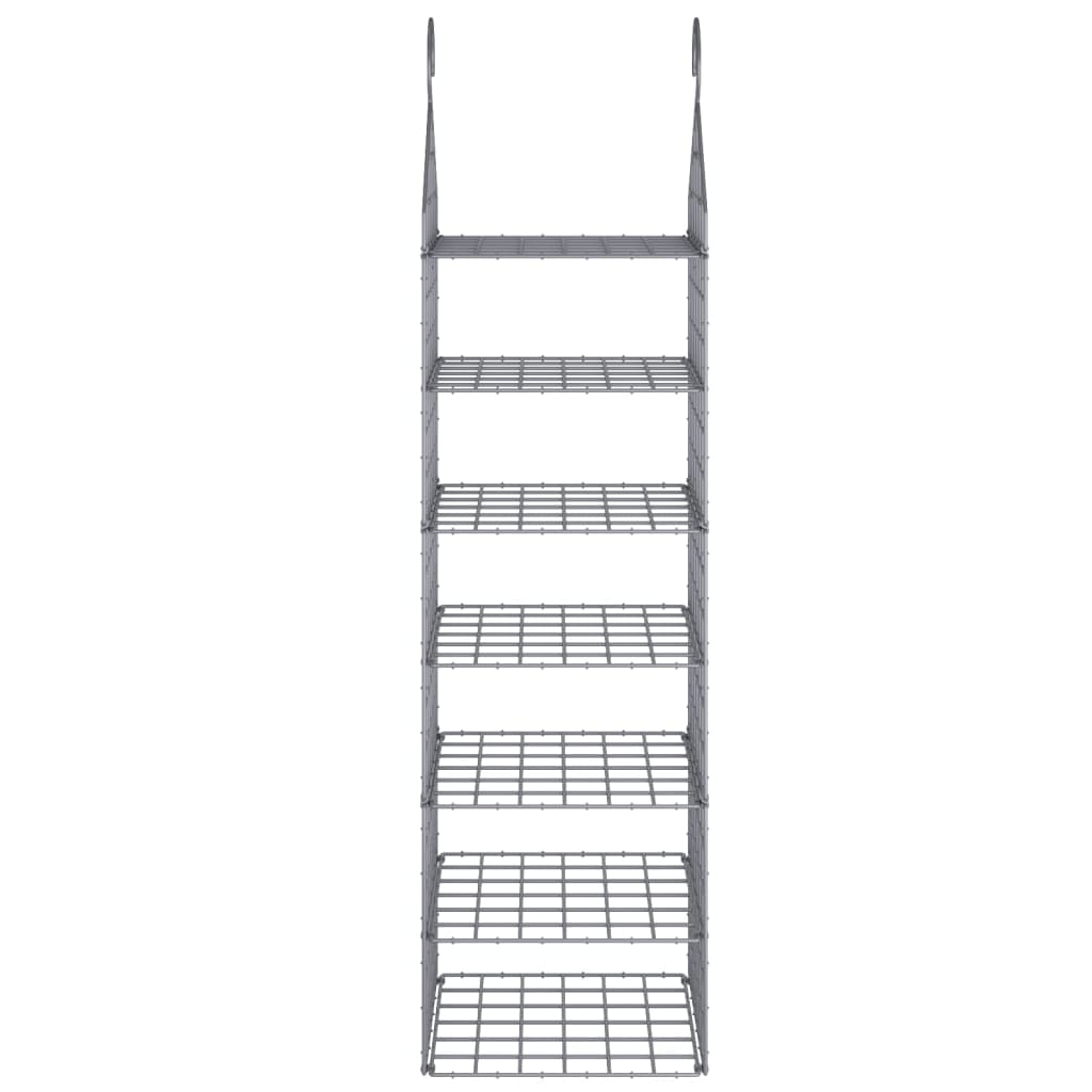 

vidaXL Kastorganiser hangend met 7 schappen