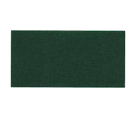 vidaXL Sienų plok&scaron;tės, 12vnt., žalios, 30x15cm, audinys, 0,54m&sup2;