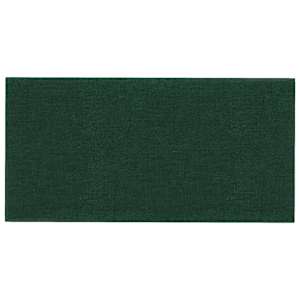 vidaXL Sienų plok&scaron;tės, 12vnt., žalios, 30x15cm, audinys, 0,54m&sup2;