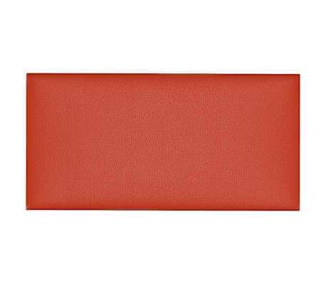 vidaXL Sienų plok&scaron;tės, 12vnt., raudonos, 30x15cm, dirbtinė oda, 0,54m&sup2;