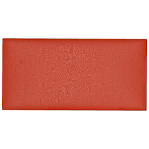 vidaXL Sienų plok&scaron;tės, 12vnt., raudonos, 30x15cm, dirbtinė oda, 0,54m&sup2;