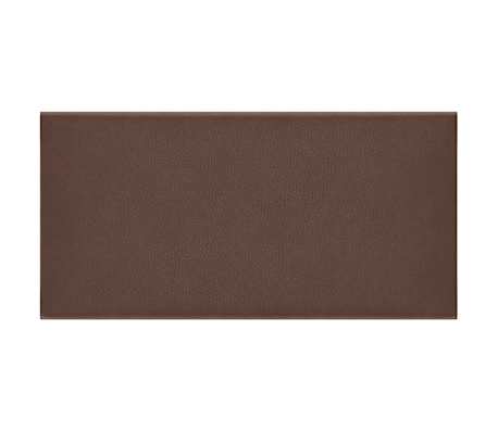 vidaXL Nástenné panely 12 ks hnedé 30x15 cm umelá koža 0,54 m²