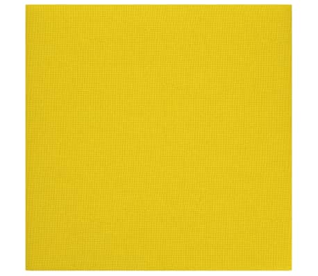 vidaXL Sienų plokštės, 12vnt., šviesiai geltonos, 30x30 cm 1,08 m²