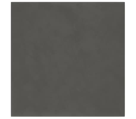 vidaXL Nástěnné panely 12 ks tmavě šedé 30 x 30 cm samet 1,08 m²