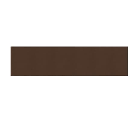 vidaXL Panneaux muraux 12 pcs Marron 60x15 cm Tissu 1,08 m²