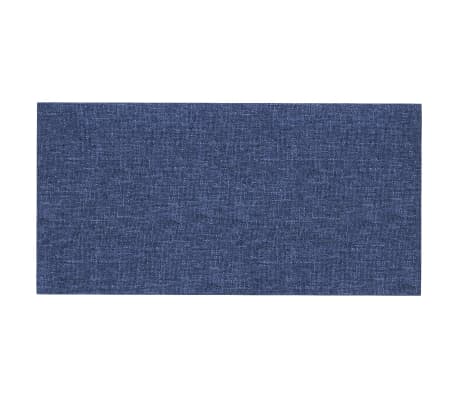 vidaXL Panouri de perete 12 buc. albastru 60x30 cm textil 2,16 m²