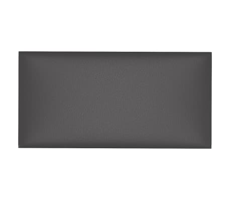 vidaXL 12 db szürke műbőr fali panel 60 x 30 cm 2,16 m²