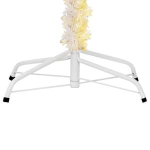 Umělý vánoční stromek s duhovým jehličím bílý 240 cm PVC - obrázek 5