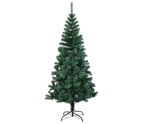 vidaXL kunstigt juletr&aelig; med farverige grene 120 cm PVC gr&oslash;n