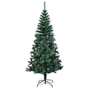 Umělý vánoční stromek s duhovým jehličím zelený 240 cm PVC - obrázek 2