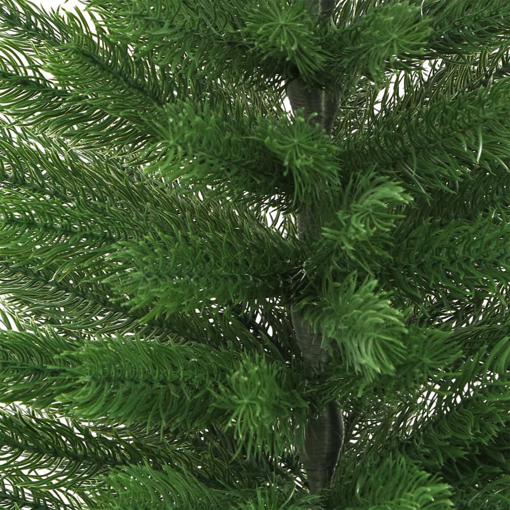 Vékony polietilén műkarácsonyfa állvánnyal 150 cm 