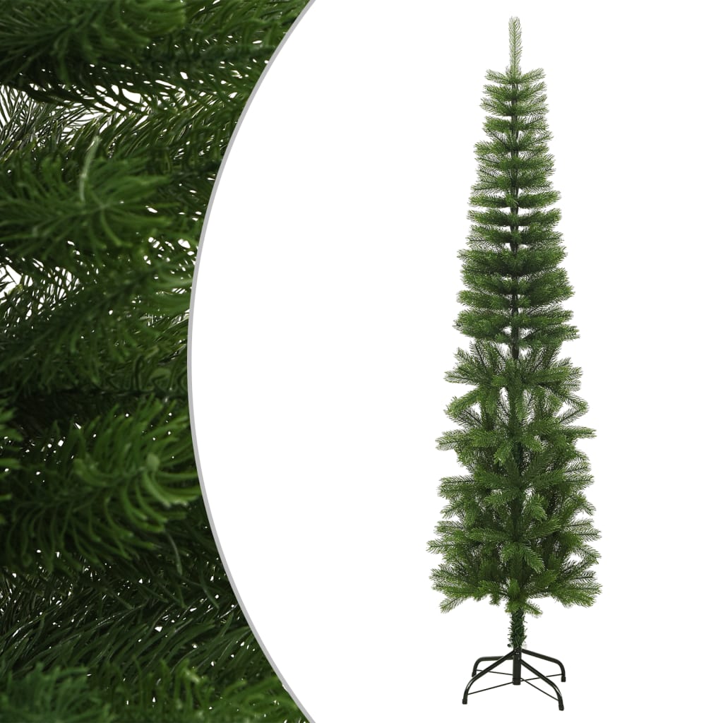 Künstlicher Weihnachtsbaum mit Ständer Schlank 240 cm PE | Stepinfit.de