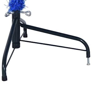 Umělý poloviční vánoční stromek se stojanem modrý 240 cm PVC - obrázek 7