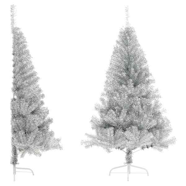 vidaXL poolik kunstkuusk alusega, h&otilde;bedane, 150 cm, PET
