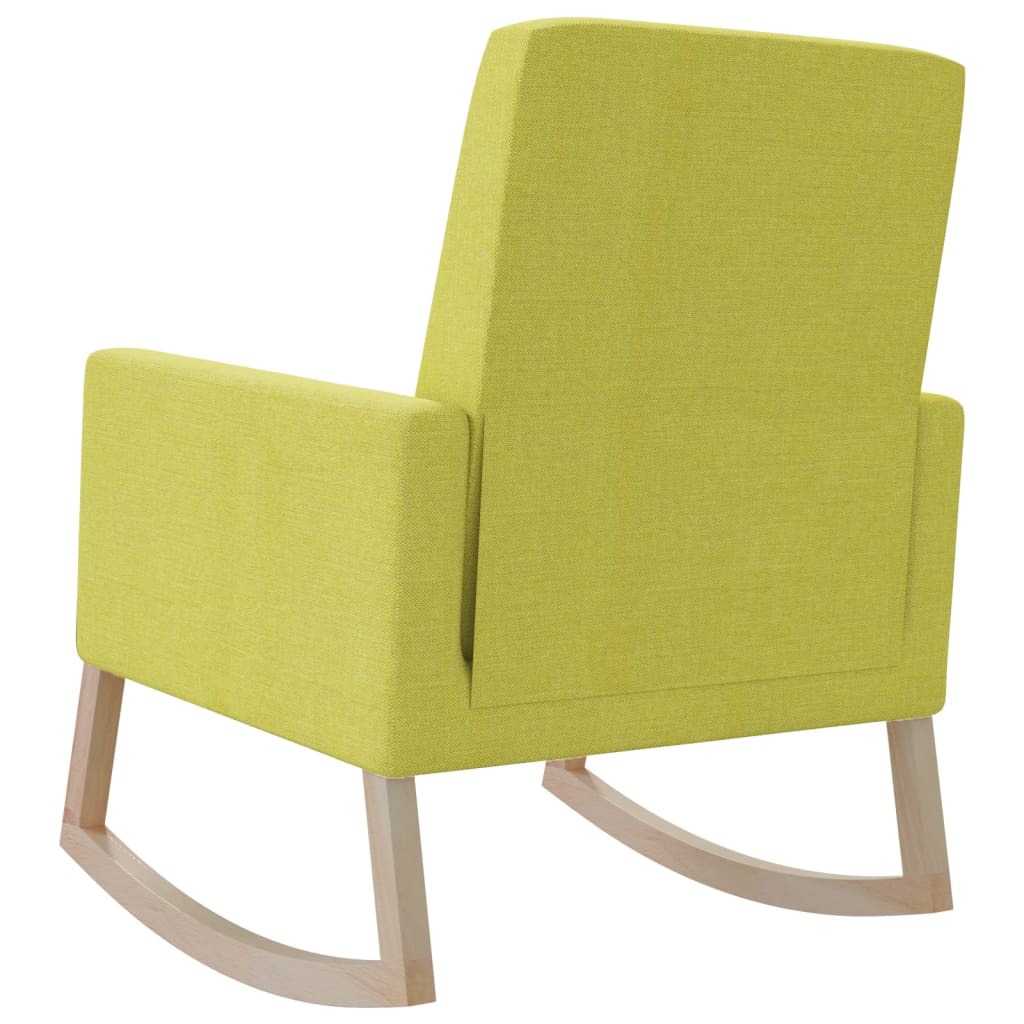 šūpuļkrēsls, gaiši zaļš audums | Stepinfit.lv
