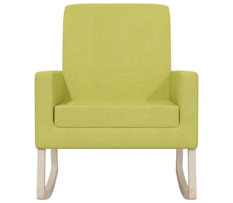 vidaXL Supama kėdė, šviesiai žalios spalvos, audinys