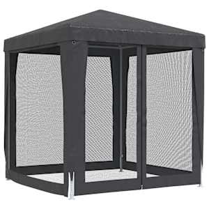 Party stan se 4 síťovanými bočnicemi antracitový 2 x 2 m HDPE - obrázek 5