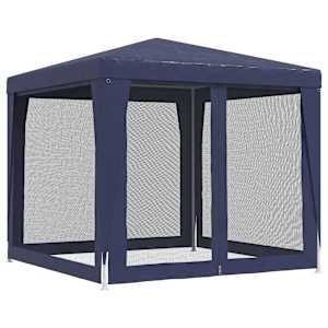 Party stan se 4 síťovanými bočnicemi modrý 2,5 x 2,5 m HDPE - obrázek 5