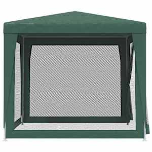 Party stan se 4 síťovanými bočnicemi zelený 2,5 x 2,5 m HDPE - obrázek 4