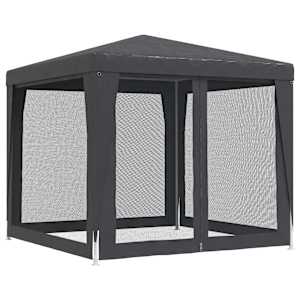 Party stan se 4 síťovanými bočnicemi antracitový 2,5x2,5 m HDPE - obrázek 5