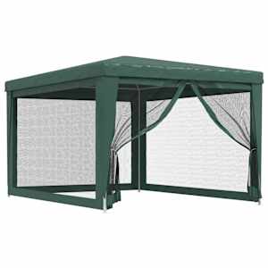 Party stan se 4 síťovanými bočnicemi zelený 3 x 4 m HDPE - obrázek 2