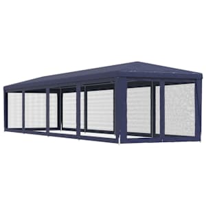 Party stan s 10 síťovanými bočnicemi modrý 3 x 12 m HDPE - obrázek 5