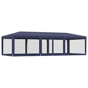 Party stan s 8 síťovanými bočnicemi modrý 9 x 4 m HDPE - obrázek 5