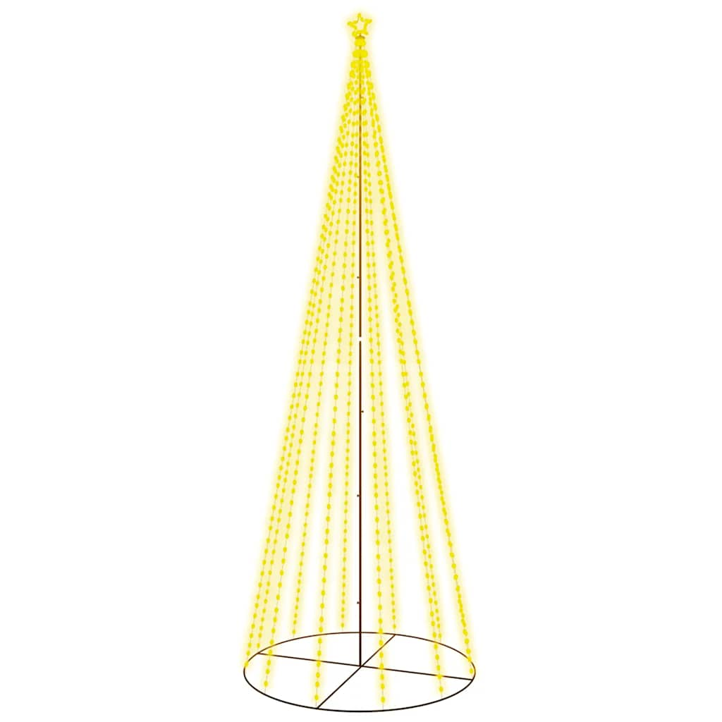 

vidaXL Christmas Cone Tree Warm White 732 LEDs 5x16 ft