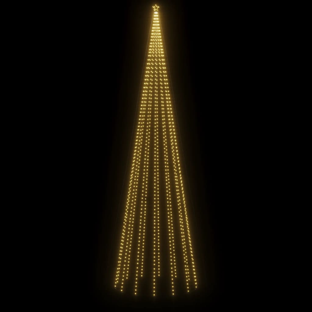 Christmas Cone Tree Warm White 1134 LEDs 8x26 ft - Image 4