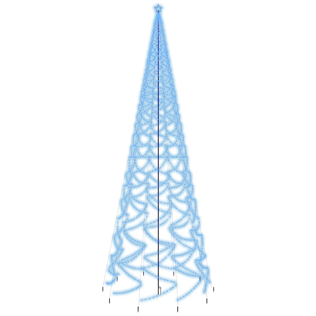 

vidaXL Christmas Tree with Spike Blue 3000 LEDs 26 ft
