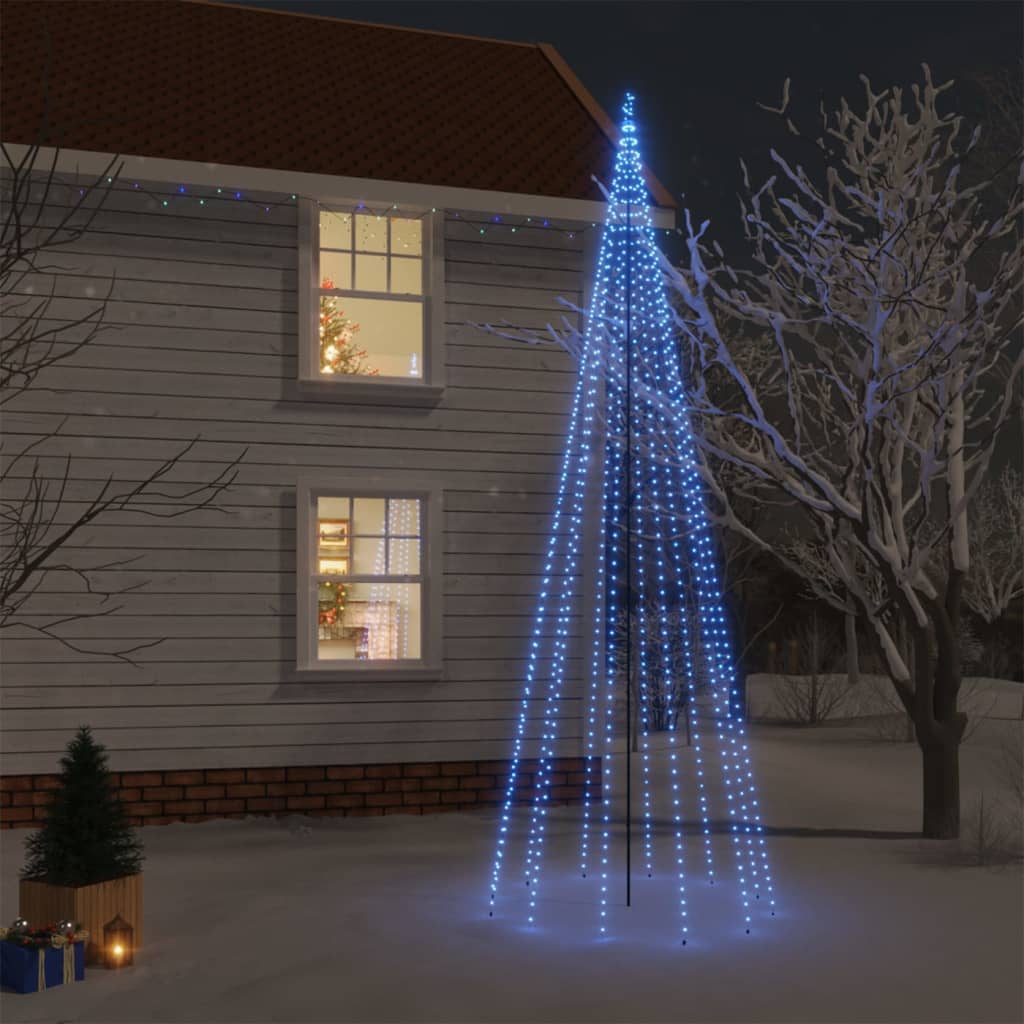 TopSellers-Christmas Tree Blue 500cm - 732 LEDs Outdoor Holiday Decor