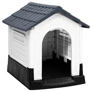 vidaXL koerakuut hall 57 x 68 x 66 cm pol&uuml;prop&uuml;leenist