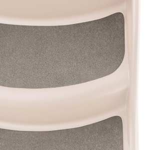 Skládací 3stupňové schůdky pro psy krémové 50x38x38 cm plast - obrázek 8