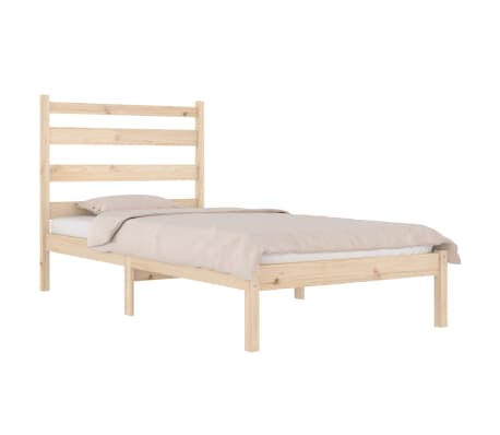 vidaXL Cadre de lit sans matelas bois de pin massif