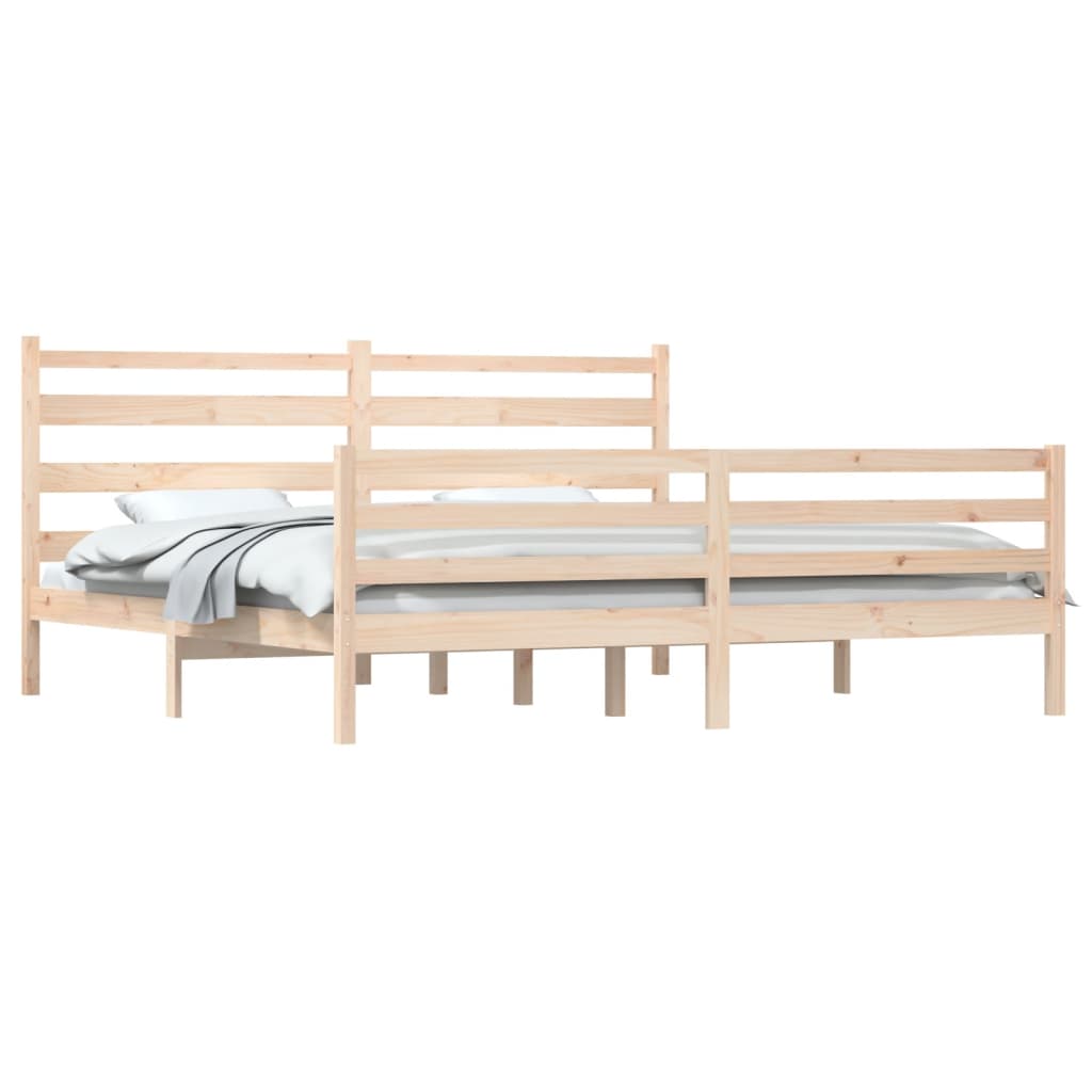 vidaXL Bedframe massief grenenhout 200x200 cm