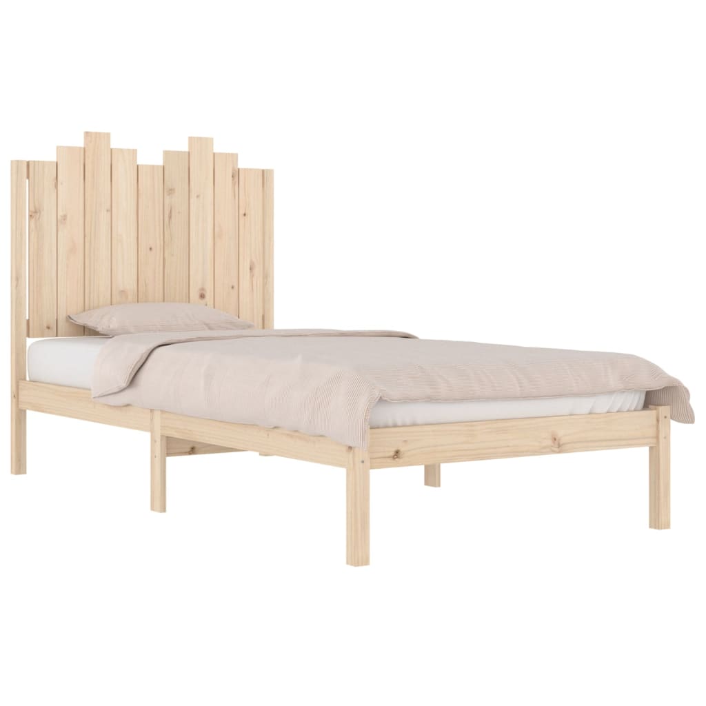 vidaXL Bedframe massief grenenhout 100x200 cm afbeelding